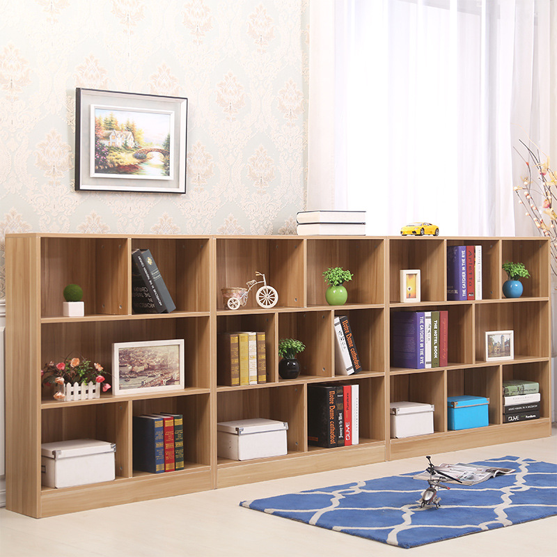 New Modern Chinese Low Bookcase Creative Free Combination Bookshelf Simple Storage Children's Locker Factory Direct Sales