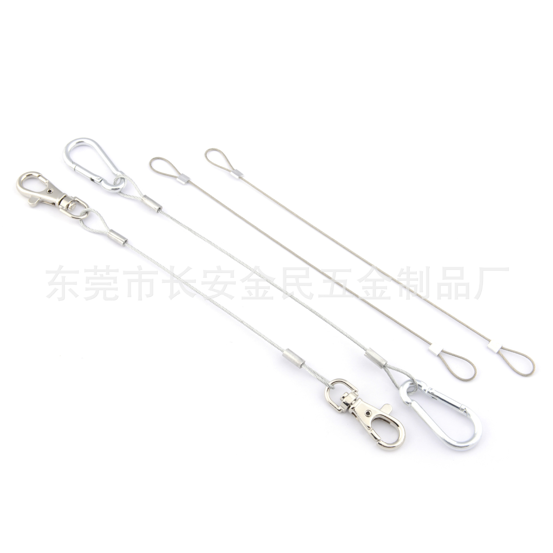 Colorful Painted 304 Stainless Steel Wire Rings, Colorful Coated Luggage Tag Keychain Wire Rope for Handmade DIY