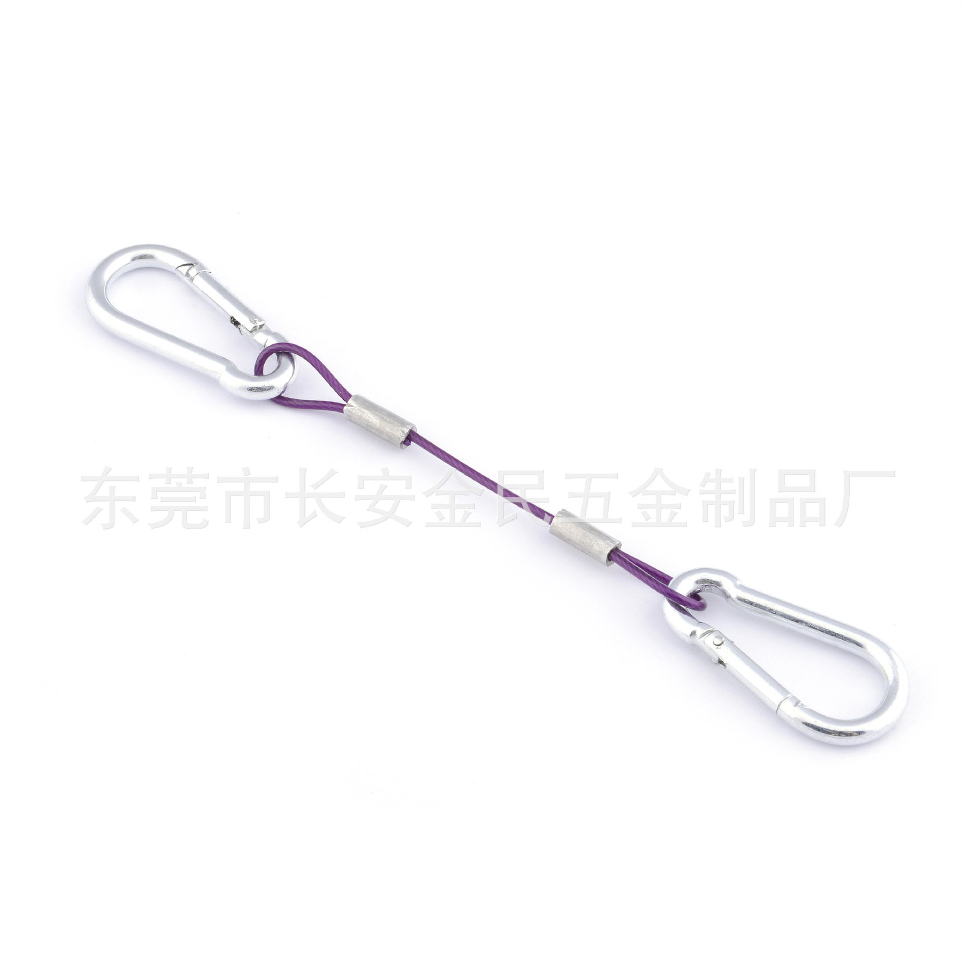 Colorful Painted 304 Stainless Steel Wire Rings, Colorful Coated Luggage Tag Keychain Wire Rope for Handmade DIY