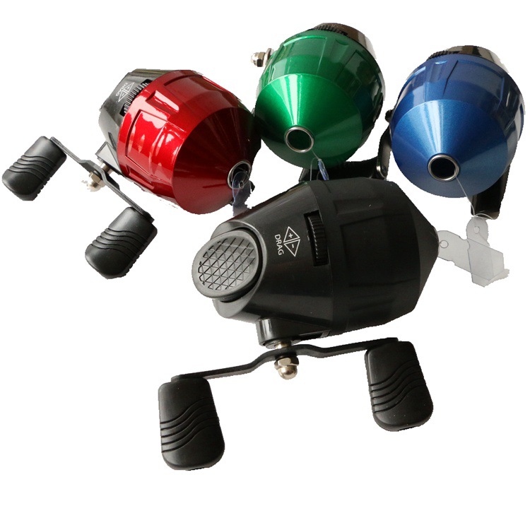 Катушка для рыбалки Pisces Fortress 10S, красная, черная, синяя, скрытая катушка для рыбы