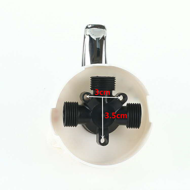 Electric water heater mixing valve accessories open-mounted wall-mounted shower head hot and cold faucet switch mixing valve