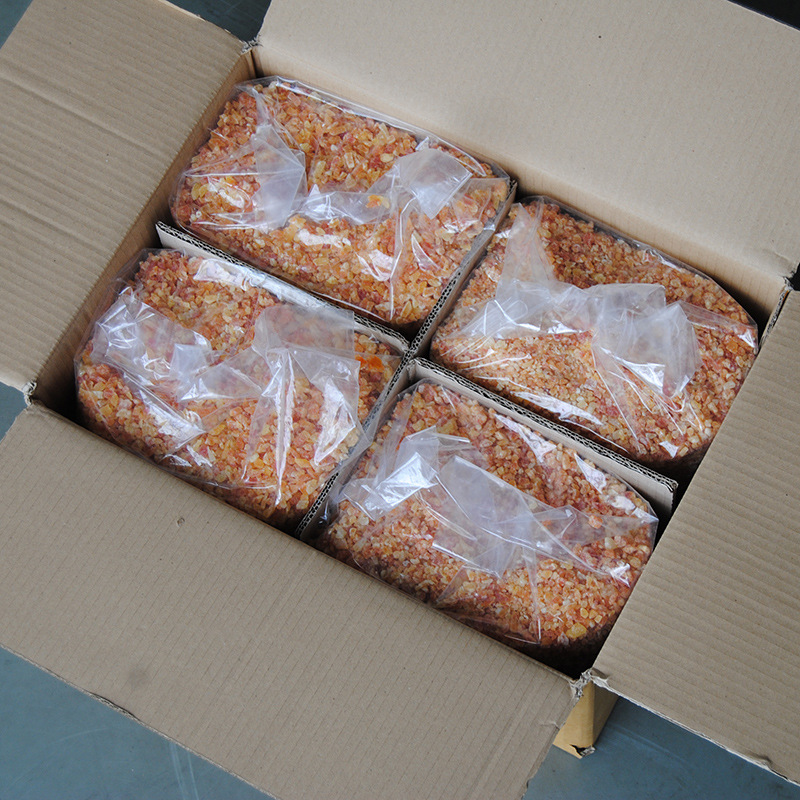 Thailand fruit diced preserved fruit honey raw materials bulk wholesale retail simple package full box Thailand Rosewood diced melon