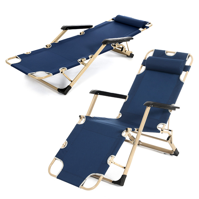 Office Lunch Break Folding Bed Folding Chair Portable Beach Chair Lounge Chair Companion Bed Customization