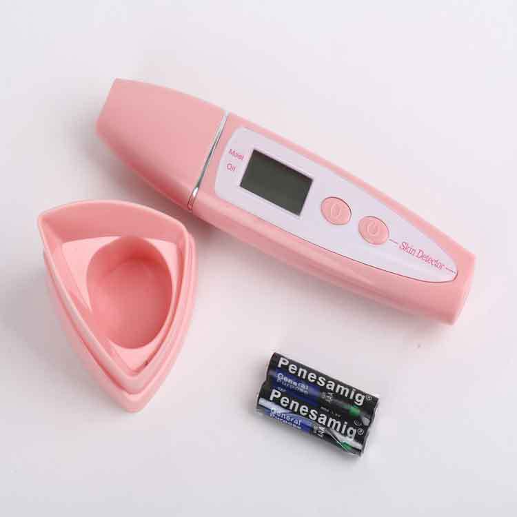 Skin Detector Facial Surface Moisture and Oil Elasticity Tester Skin Care 3-Second Rapid Facial Portable Detection