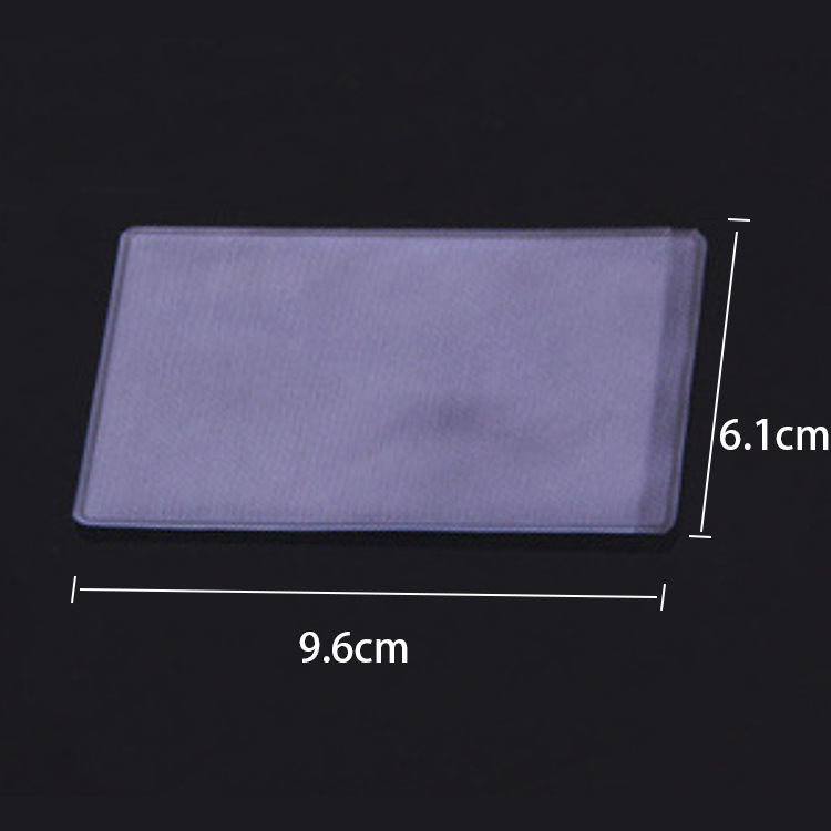 Transparent Frosted Plastic Traffic Certificate Card Holder Anti-magnetic Bank Card Holder IC Card Holder ID Card Bus Protective Cover