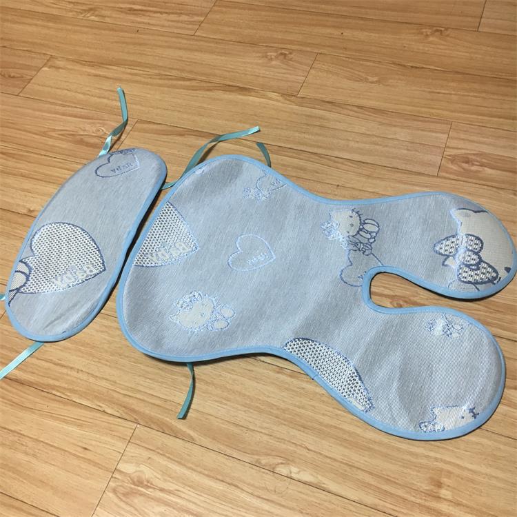 Linen Bamboo Charcoal Stroller Mat Child Safety Seat Mat Stroller Stroller Stroller Seat Wholesale