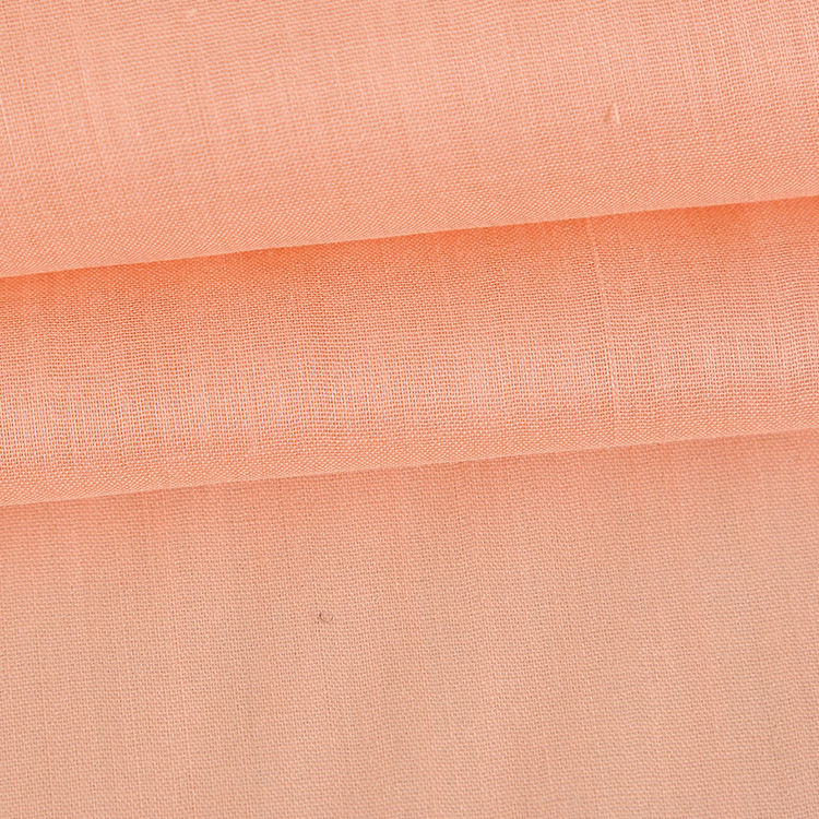 Customized 100-Count High-Thread-Count Cotton-Linen Fabric, Thin and Breathable for Spring and Summer Shirts, Casual Wear, Dresses, Ramie Cotton Fabric, Thin Style