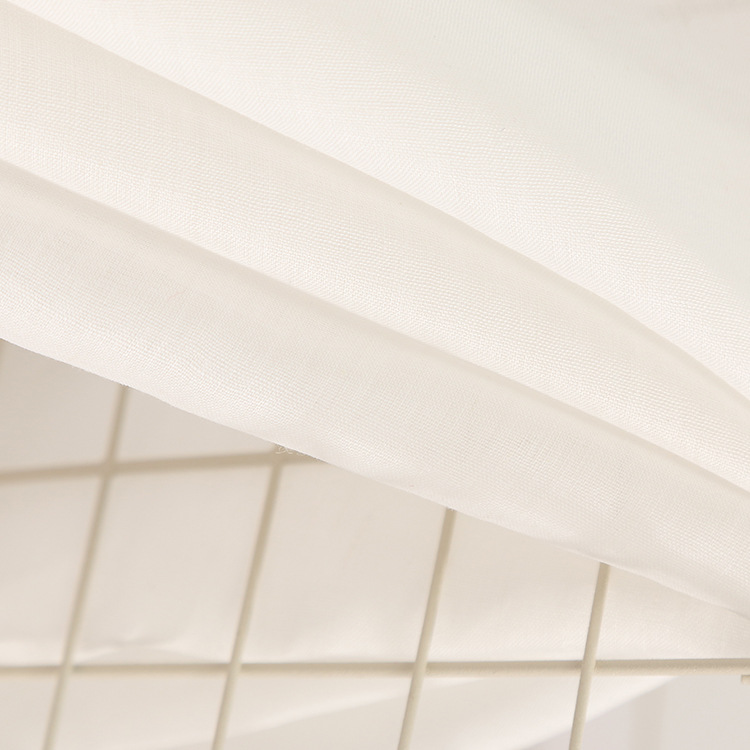 Customized 100-Count High-Thread-Count Cotton-Linen Fabric, Thin and Breathable for Spring and Summer Shirts, Casual Wear, Dresses, Ramie Cotton Fabric, Thin Style