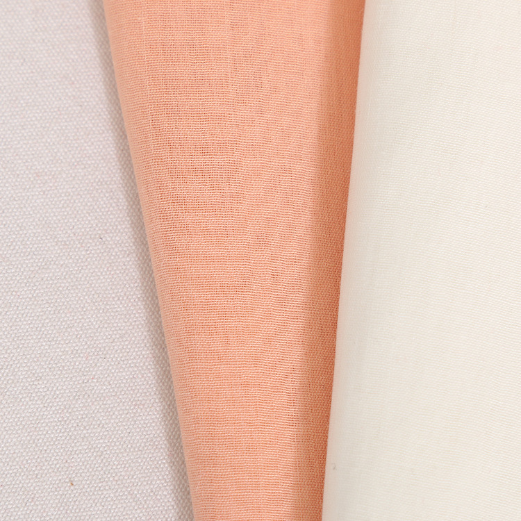 Customized 100-Count High-Thread-Count Cotton-Linen Fabric, Thin and Breathable for Spring and Summer Shirts, Casual Wear, Dresses, Ramie Cotton Fabric, Thin Style