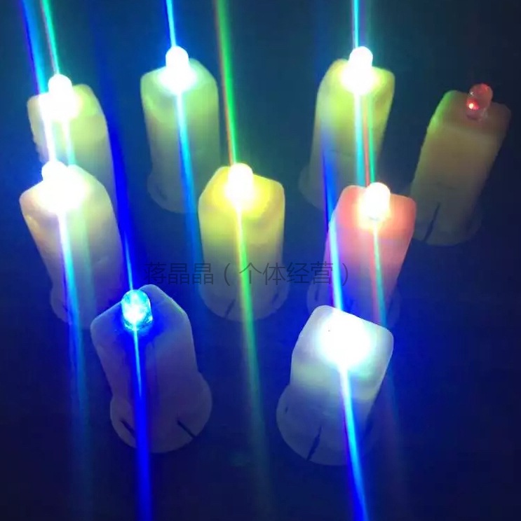 Lantern Wick electronic candle lamp Mid-Autumn Lantern Festival electronic colorful lights DIY children lantern lamp