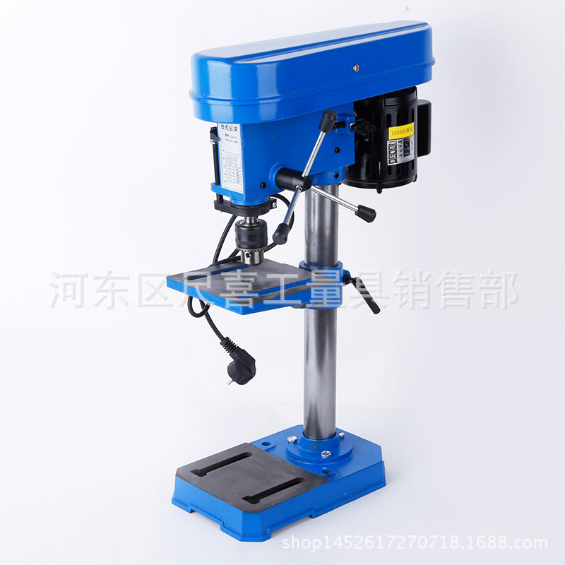 Teaching Special B13 miniature drilling machine full copper wire aluminum wire household miniature small bench drill 5 variable speed light bench drill