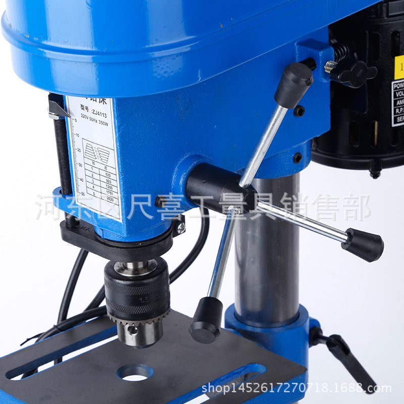 Teaching Special B13 miniature drilling machine full copper wire aluminum wire household miniature small bench drill 5 variable speed light bench drill