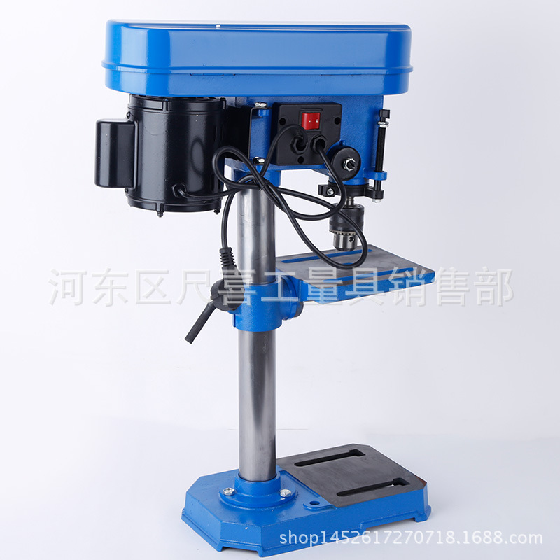 Teaching Special B13 miniature drilling machine full copper wire aluminum wire household miniature small bench drill 5 variable speed light bench drill