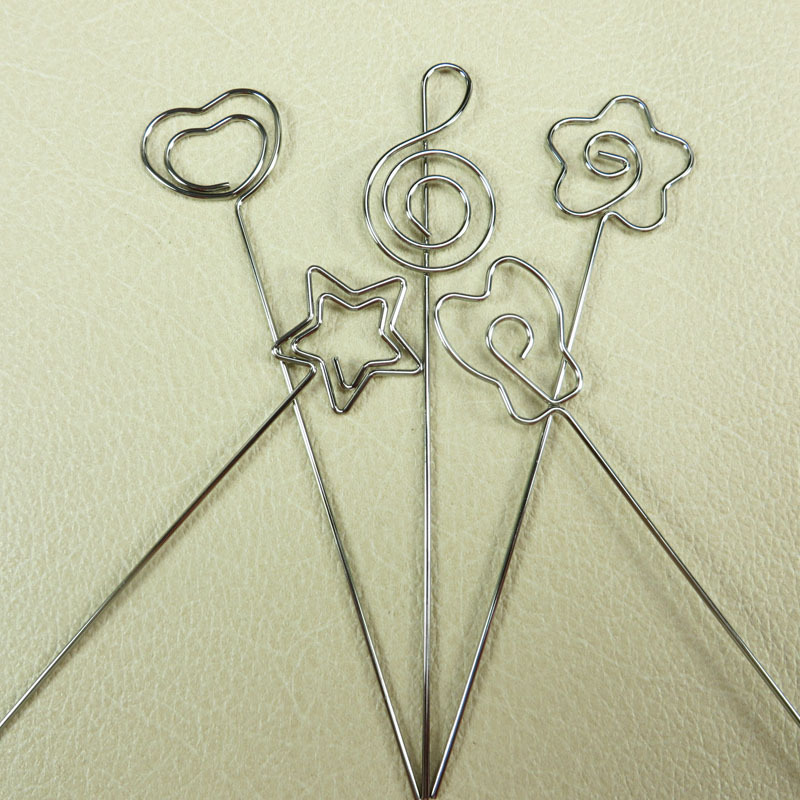 [Factory Direct] DIY handmade clay cartoon note clip wire insert color clay soft Pottery handmade accessories