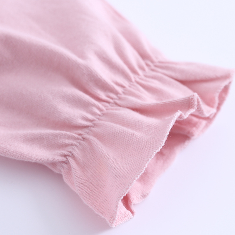 Children's Pajamas Cotton Baby's Nightgown Lace Girls' Nightgown Korean Children's Home Clothing Manufacturers in stock