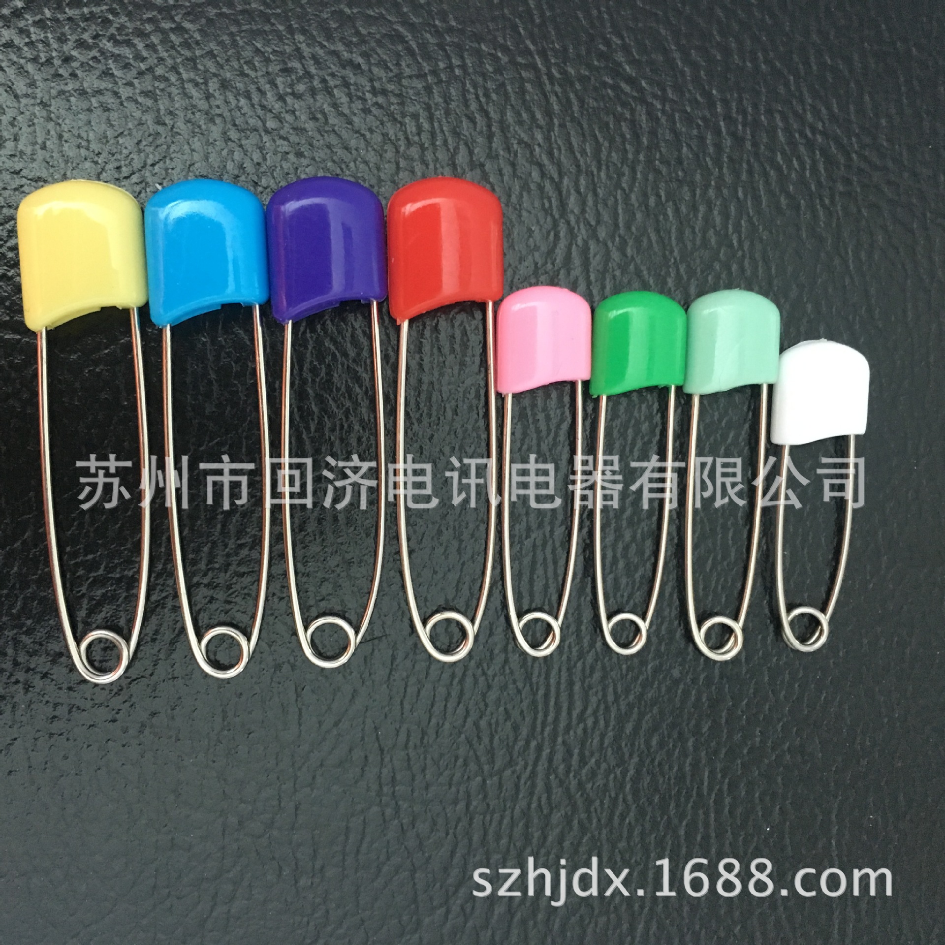 Suzhou factory direct sales safety pin covered head pin saliva towel pin sample price excellent support fixed color