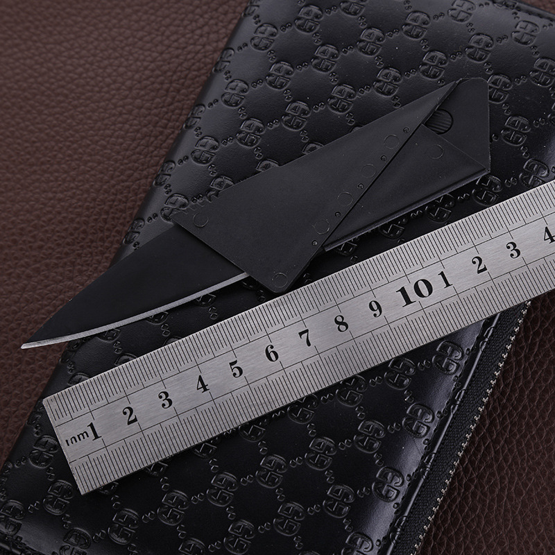 Credit Card Foldableing Knife Mini Business Card Knife Card Knife Fruit Knife Leather Supplies Tool Card Can Be Printed with Logo