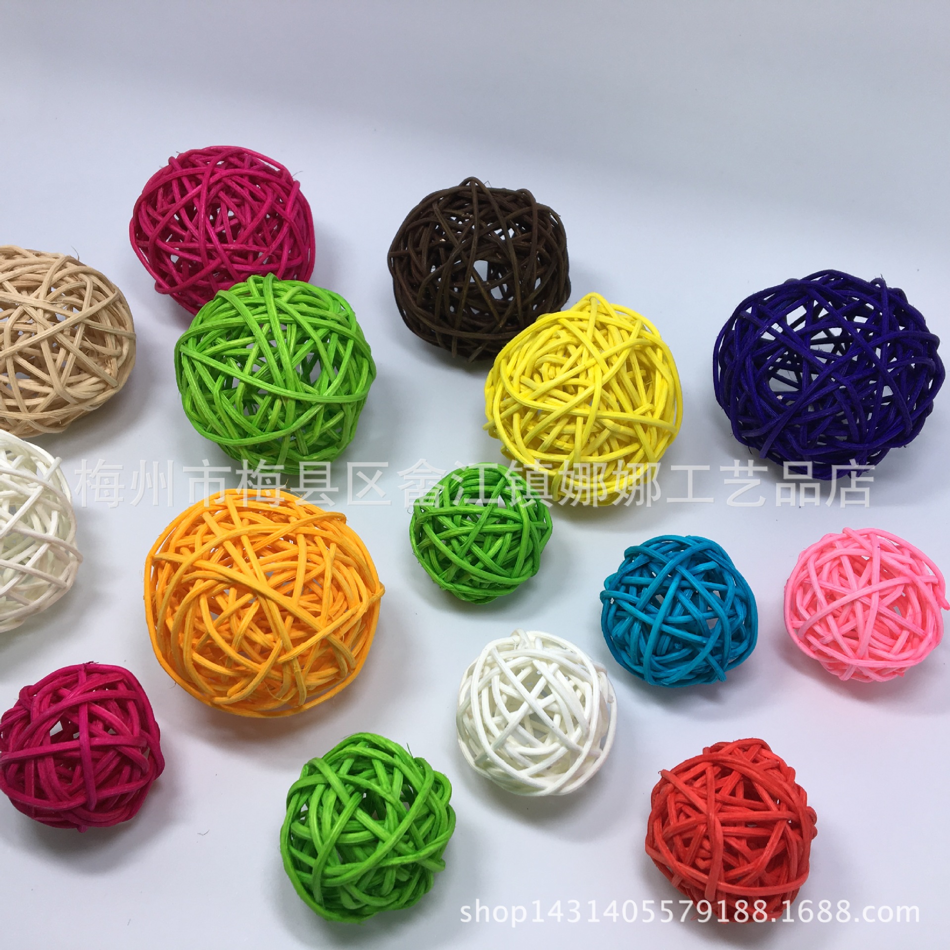 3 cm/cm Rattan Ball Aromatherapy Rattan Ball Color Rattan Ball Decorative Ball Kindergarten Environment Layout