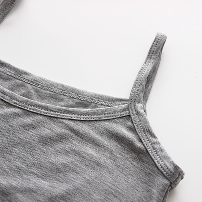 Modal vest children's baby girls' sling summer girls' white baby all-match baby girls' bottoming summer children's clothing