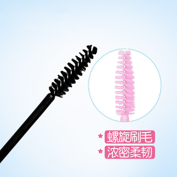 Disposable eyelash brush dual-purpose spiral eyebrow brush eyelash comb eyebrow repair artifact makeup brush eyelash brush 100