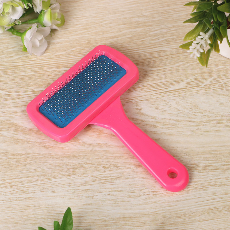 Расческа для домашних животных Jiexi, массажная расческа для кроликов, гладкие волосы, игольчатая расческа