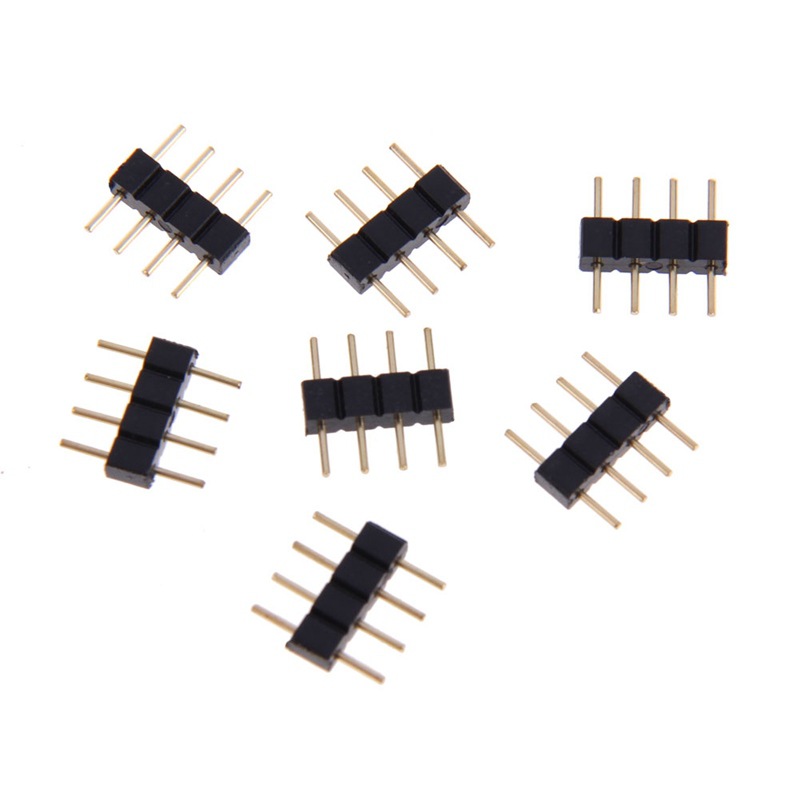 RGB4p pin LED strip pin 2.54 black 4pin strip pin a large number of in stock