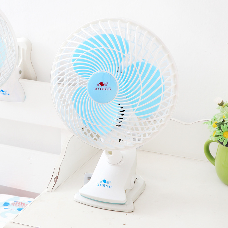 Snow Pigeon Fan 180 Shaking Head Clip Fan Multi-functional Electric Fan Bedside Desktop Student Dormitory Office