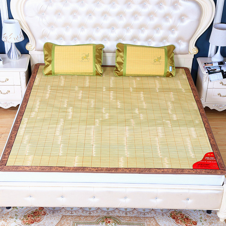 Scraping Green large board double-sided straight bamboo mat 1.5 Anji origin wholesale mat 1.5 meters stall mat a generation of hair