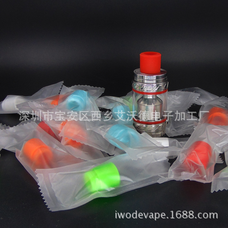 Test Cigarette Flap Disposable Cigarette Flap 810 Silicone Flap Flap Tfv12 Drop Tip Candy Packaging