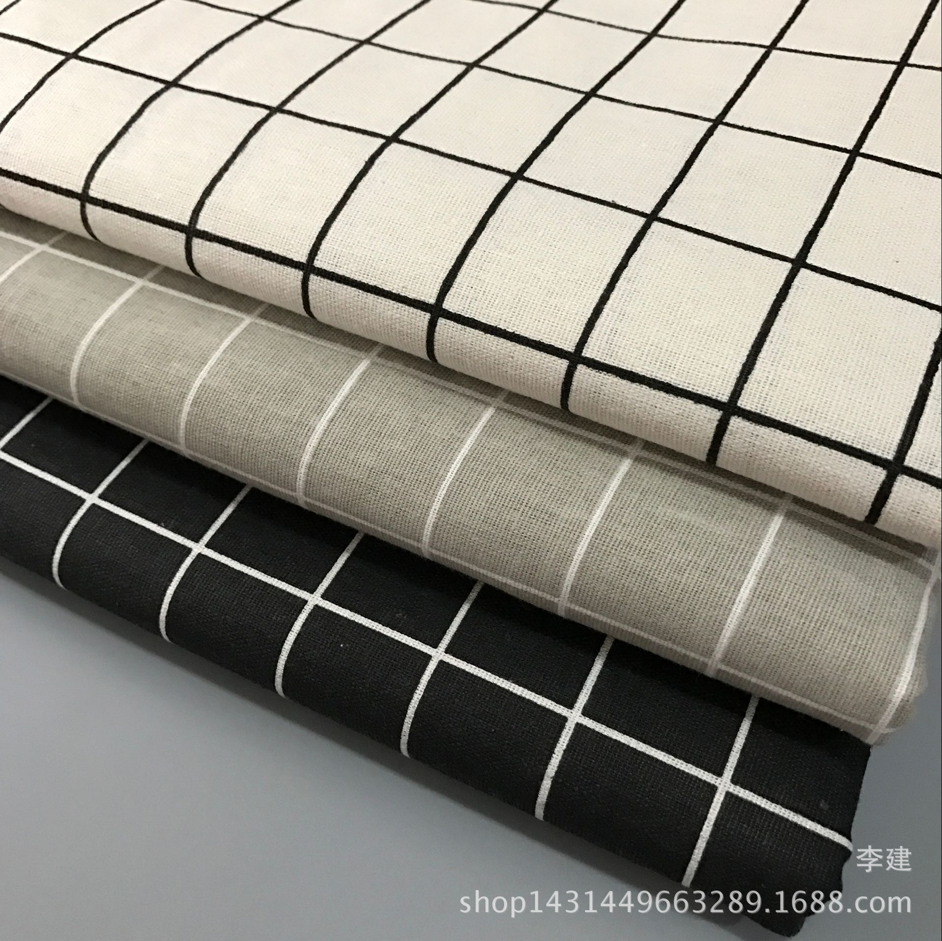 Factory supply linen printed Nordic style tablecloth cushion apron storage bag can be made of PE film