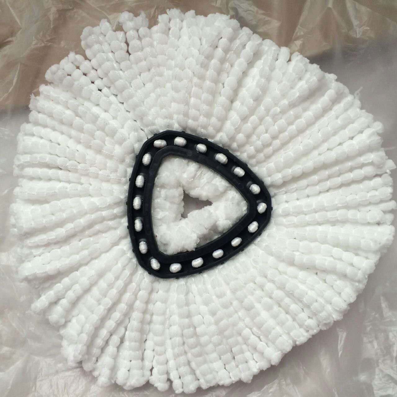 Оптовая продажа, ручная стирка, водопоглощающая утолщенная микрофибра, замена для треугольной вращающейся швабры