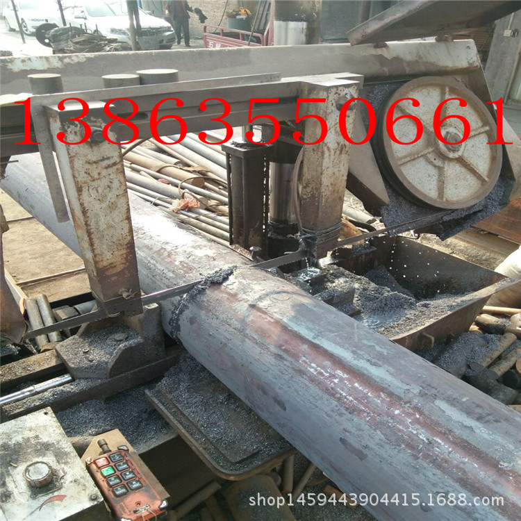 40cr large size round steel blanking factory 200 300 400 round steel cutting machinery round steel processing