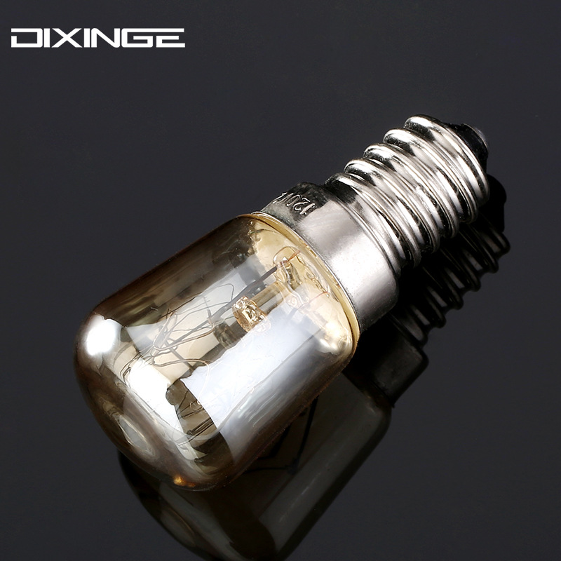 High temperature resistant 300 degrees oven bulb T25 temperature resistant 25W E14 small bulb incandescent bulb for oven