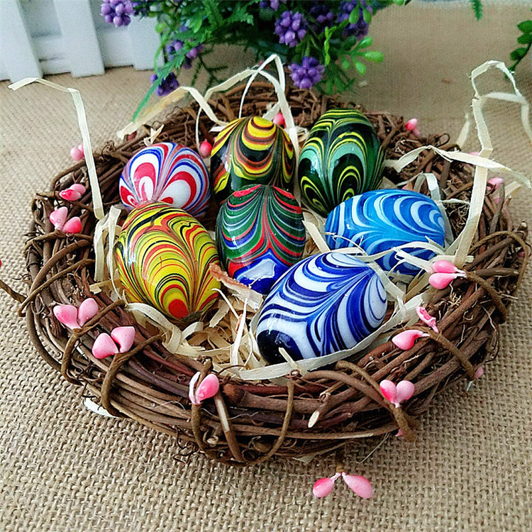 [Tourism Crafts Wholesale] Color Egg Stone Small Mini Colorful Egg Stone
