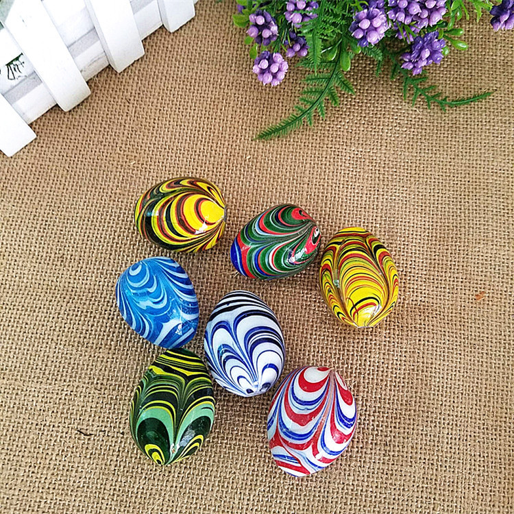 [Tourism Crafts Wholesale] Color Egg Stone Small Mini Colorful Egg Stone