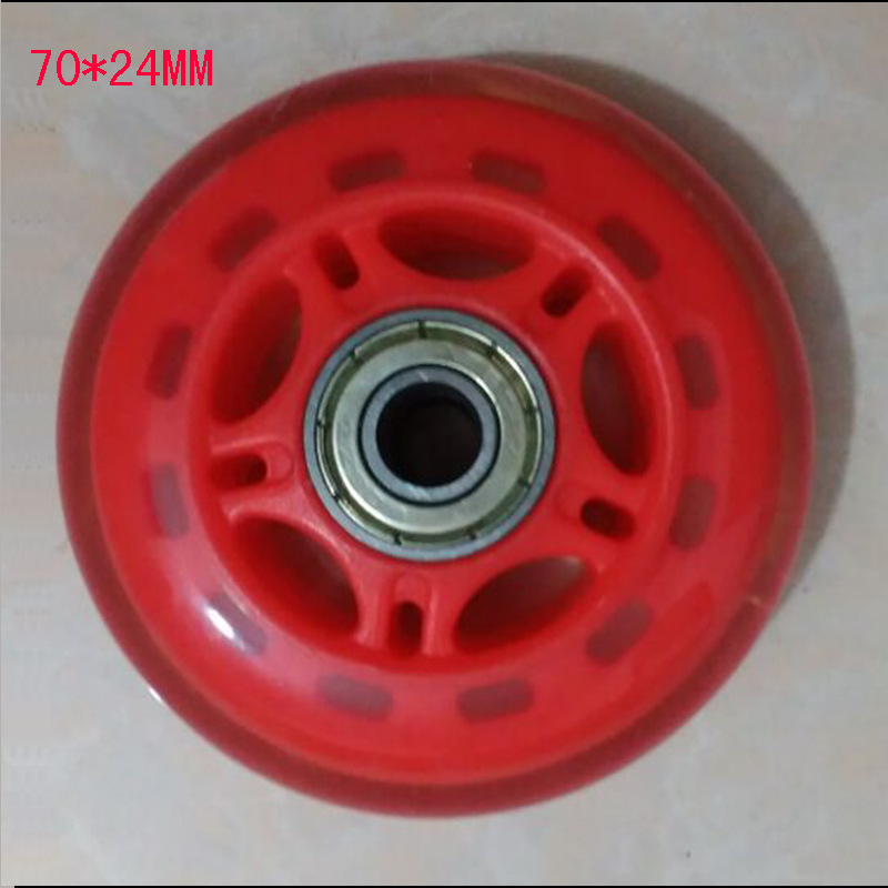 Skates Wheels Pu Wheel Rubber Non-Slip Silent Wear-Resistant Bearings with Bearings for Kidsren and Adults Roller Skates Roller Skates Accessories