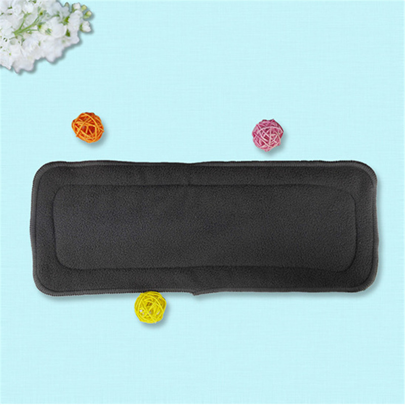 Multi-specification Washable Bamboo Charcoal Fiber Baby Diapers Newborn Absorbent Breathable Soft Diapers OEM
