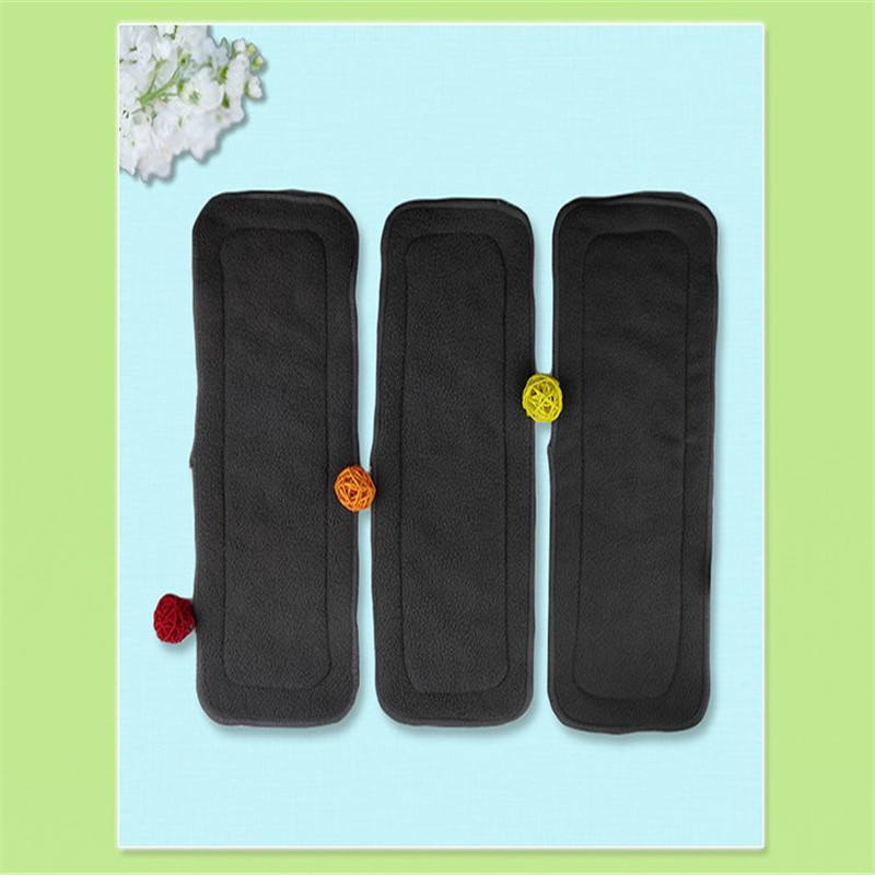 Multi-specification Washable Bamboo Charcoal Fiber Baby Diapers Newborn Absorbent Breathable Soft Diapers OEM