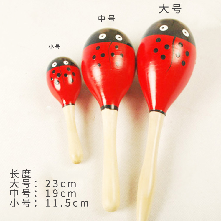 Sand Hammer Toy Orff Baby Percussion Instrument Toddler Music Teaching Aids Sand Ball Wooden Educational Early Education