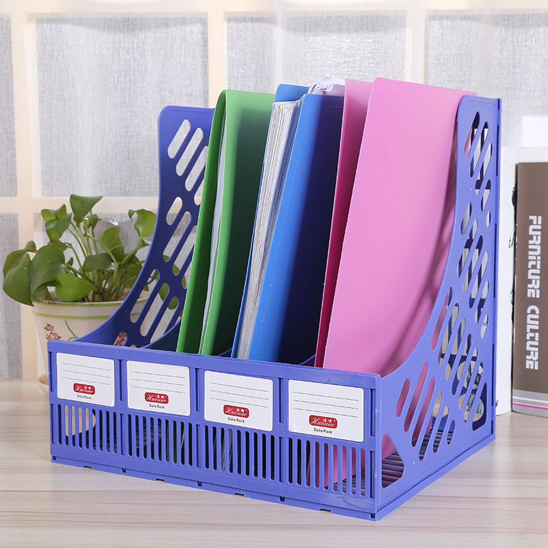 Wholesale Desktop File Rack, File Information, Office Supplies, Folder, Desk Storage, Four-Link File Column