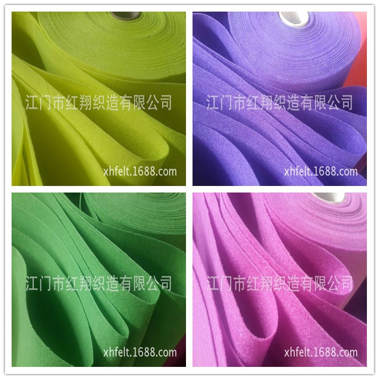 Factory Direct 1MM thick color kindergarten children's handmade DIY decorative background non-woven felt cloth