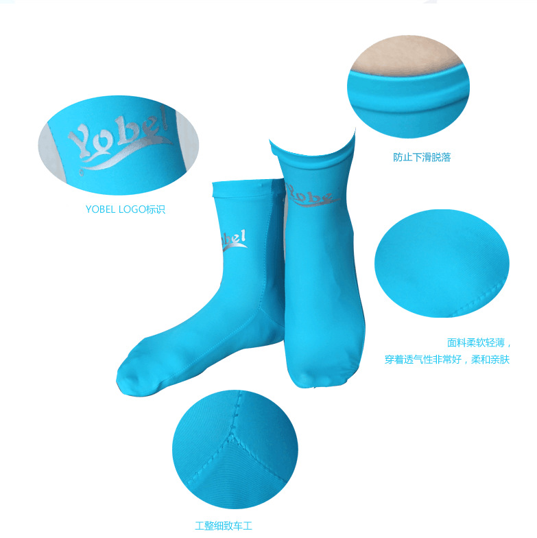 New adult Lycra socks nylon light swimming socks flippers female snorkeling socks male diving socks wholesale