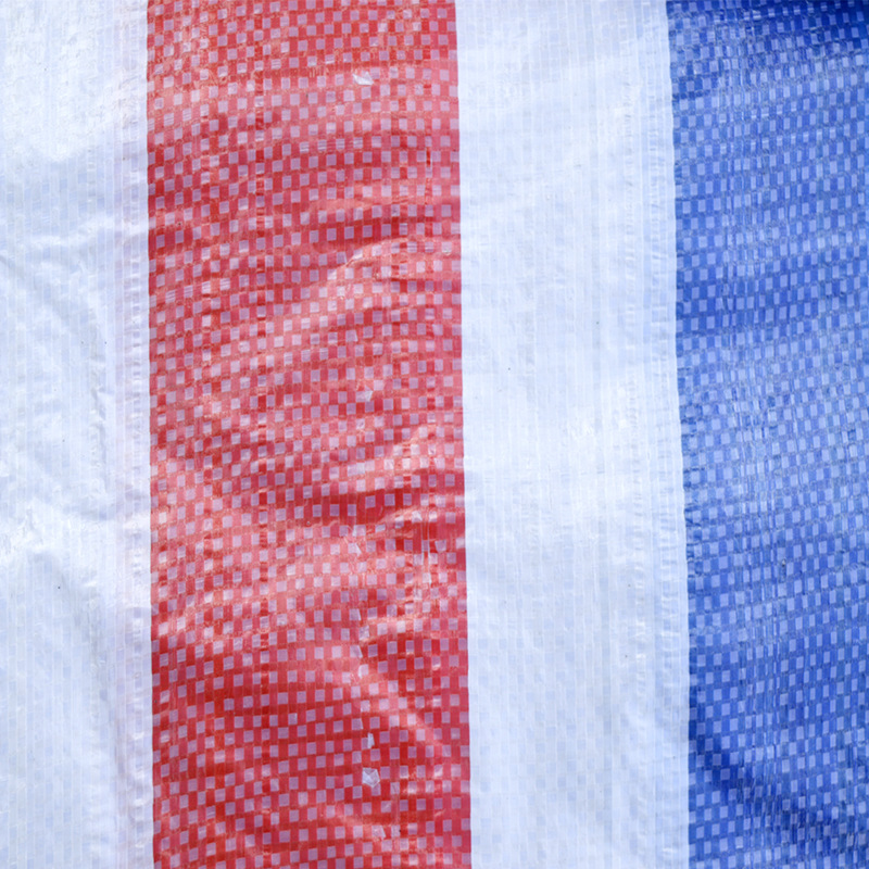 Pp Double-Membrane Colored Striped Tarpaulin Waterproof Rainproof Sunproof Tarpaulin Plastic Waterproof Raincloth Tarpaulin Three-Color Tarpaulin Thickened