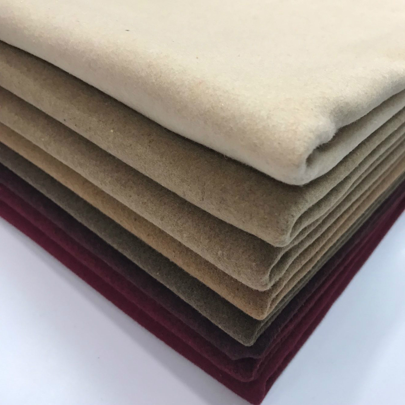 Imitation Wheat Woolen Spot Shoes and Hats Woolen Fabric Imitation Woolen Plain Luggage