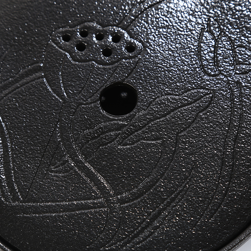 Lianzong Tea Tray Square Bamboo Dry Soaking Tray Japanese-style Water-filled Tea Tray Travel Kung Fu Tea Set Accessories Dry Soaking Table