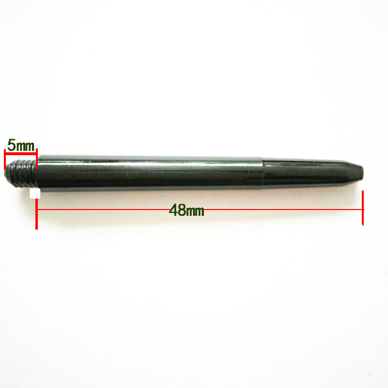 2BA universal thread dart bar BBS good toughness plastic nylon bright Black Dart bar