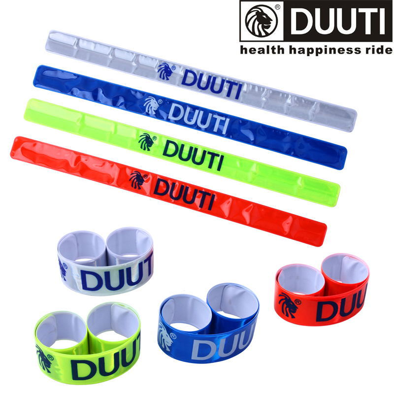 DUUTI diyoutu bicycle silicon steel wrist strap riding reflective night riding arm band racket ring
