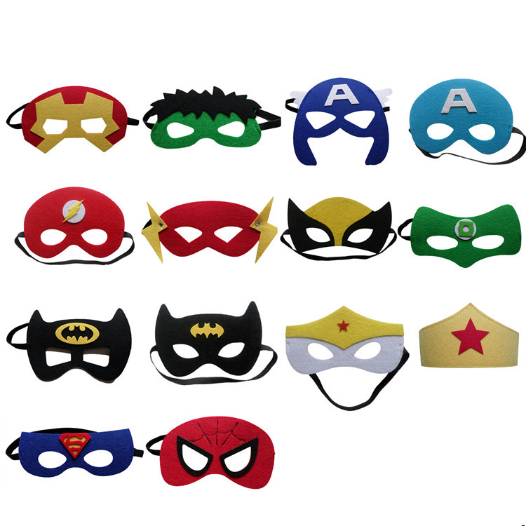 diy Halloween children special felt mask wholesale creative masquerade cartoon felt mask eye mask