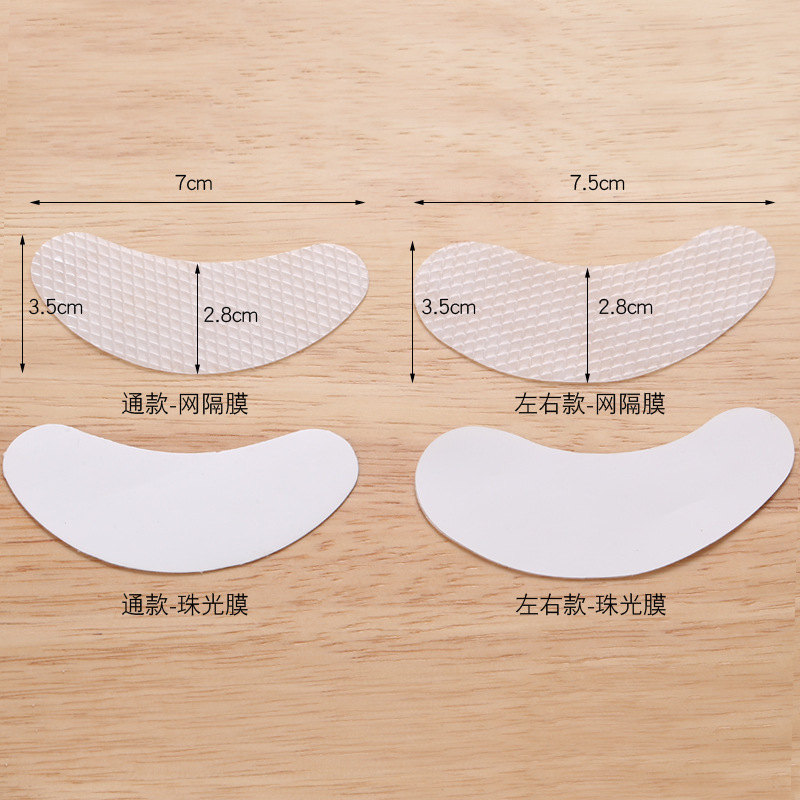 Wholesale grafting eye patch isolation eyelash pad paper eye circulation hydrating eye mask pink eyelash eye patch