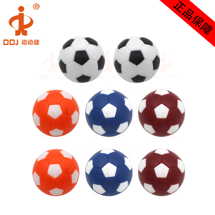 Dynamic health factory direct children's mini table football machine accessories 27 28mm black and white football mini